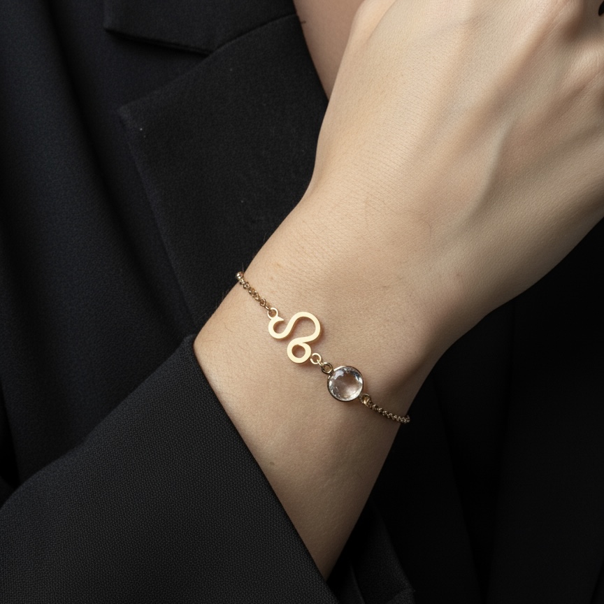 Bracciale segno zodiacale Leone
