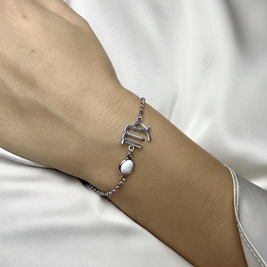 bracciale segno zodiacale vergine